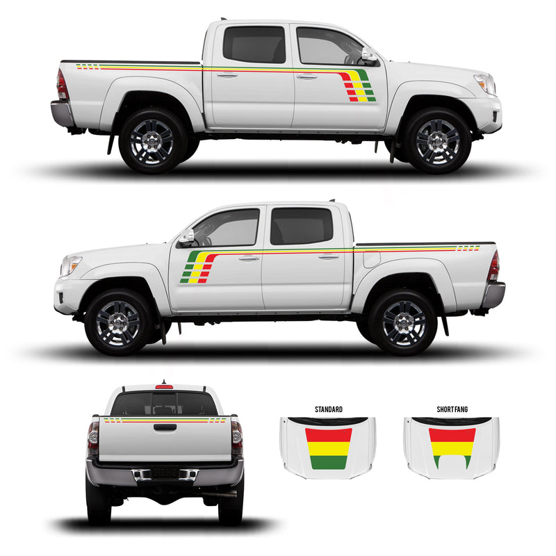 Load image into Gallery viewer, 2005-15 Tacoma Checkered Stripe Kit