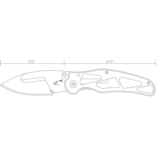 RAZORBACK Signature Folding Knife, 9 Interchangeable Blades