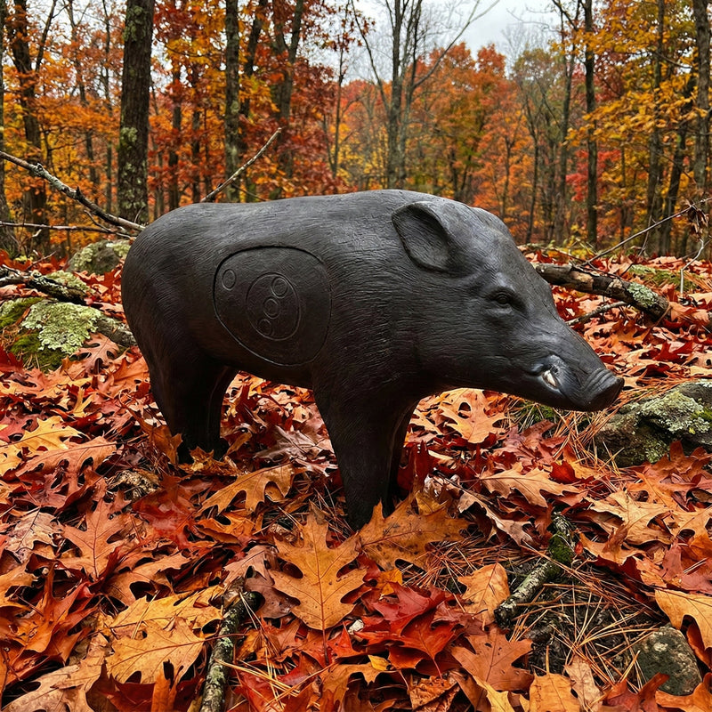 Load image into Gallery viewer, Real Wild 3D Black Boar Archery Target with EZ Pull Foam