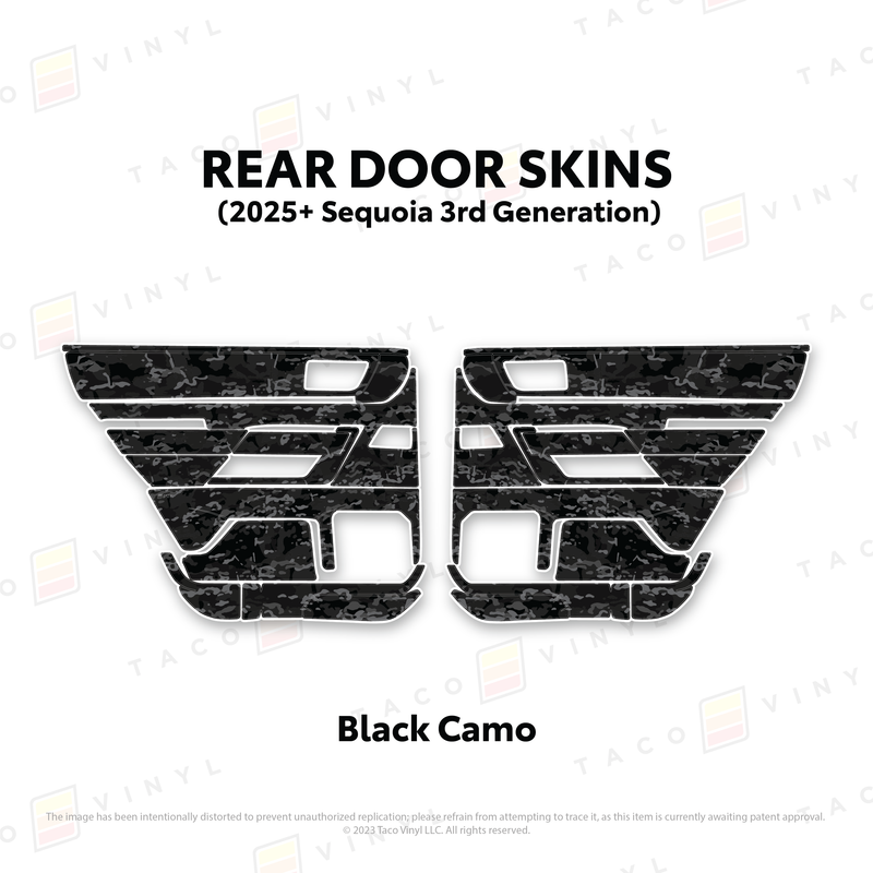 Load image into Gallery viewer, 2023+ Sequoia Door Skins