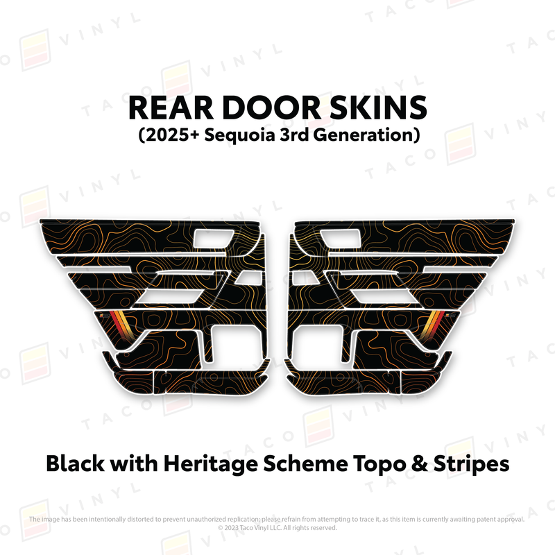 Load image into Gallery viewer, 2023+ Sequoia Door Skins