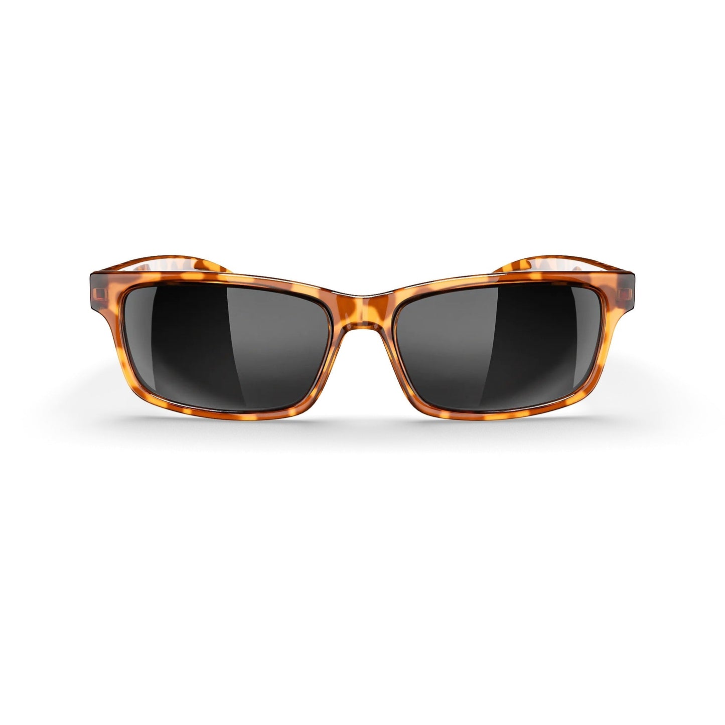 Tortoise Rectangle Prescription Polycarbonate Sunglasses