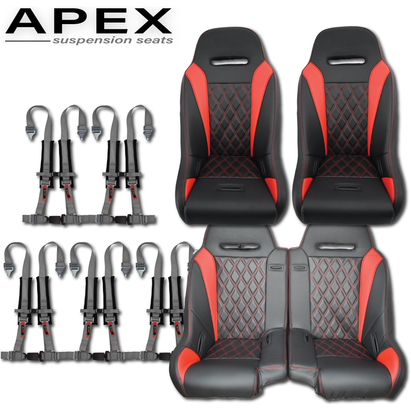 Load image into Gallery viewer, Aces Racing - 2024+ Polaris XP Bench Seat and Bucket Seat Combo
