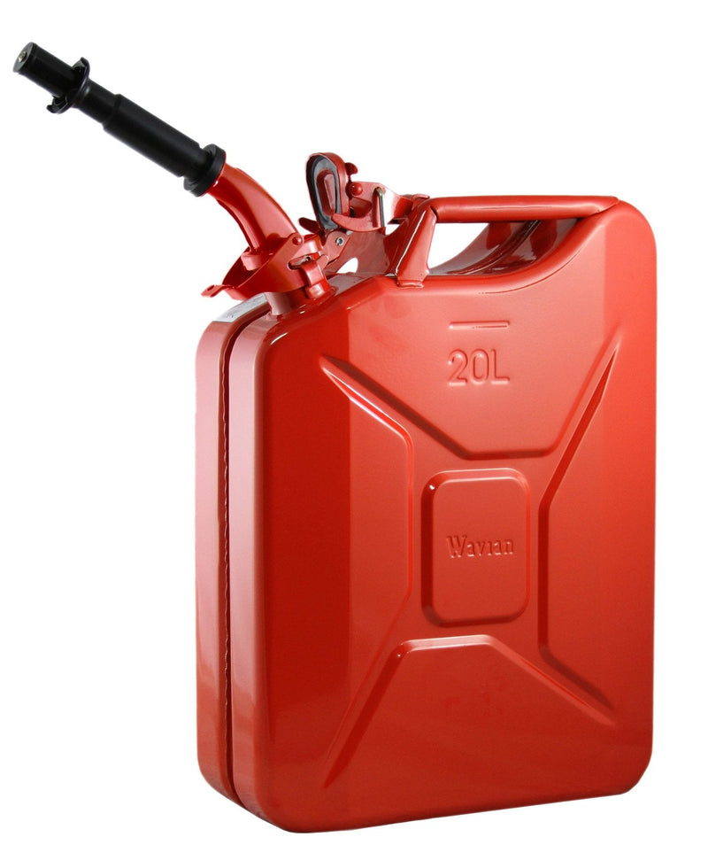 Load image into Gallery viewer, Wavian Fuel Can — the original NATO Steel Jerry Can (20L 5.3 Gal)