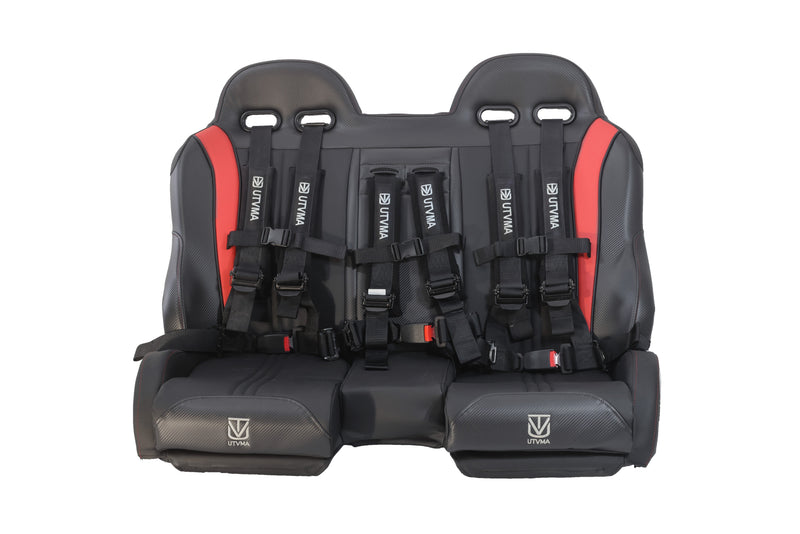 Load image into Gallery viewer, RZR 1000 Elite Series Bench Seat Front or Rear Bench Seat W Harnesses (over the console) (2014-2023)