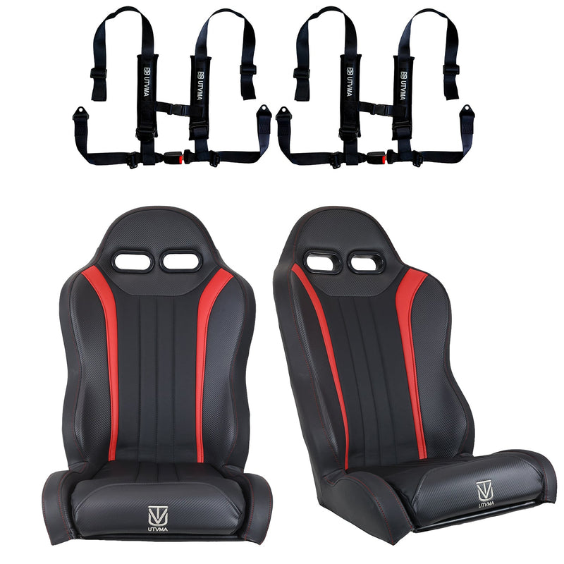 Load image into Gallery viewer, "Weekender" Series Pair of Front Suspension Bucket Seats Commander/ Commander Max (2021+)