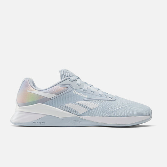 Women's Reebok Nano X4, Pale Blue/Footwear White/Pale Blue, 9 B Medium - Skoutley Outdoors LLC