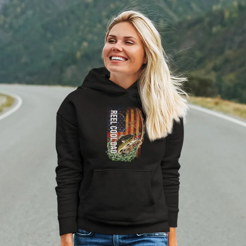 Load image into Gallery viewer, Reel Cool Dad Unisex Hoodie