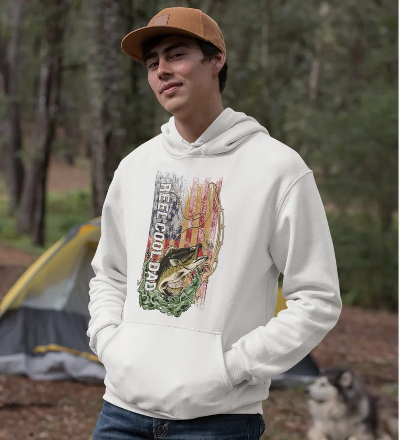 Load image into Gallery viewer, Reel Cool Dad Unisex Hoodie
