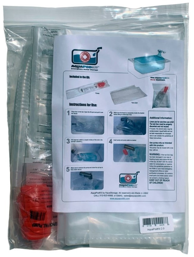 Load image into Gallery viewer, AquaPodKit Emergency Water Storage