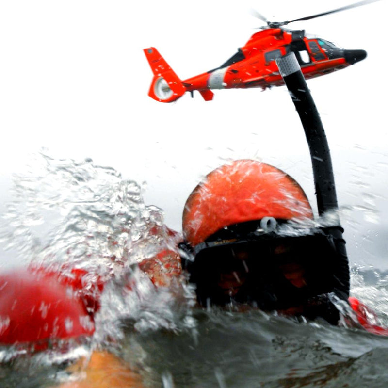 Load image into Gallery viewer, USCG Rescue Swimmer Dive Mask and Snorkel Combo