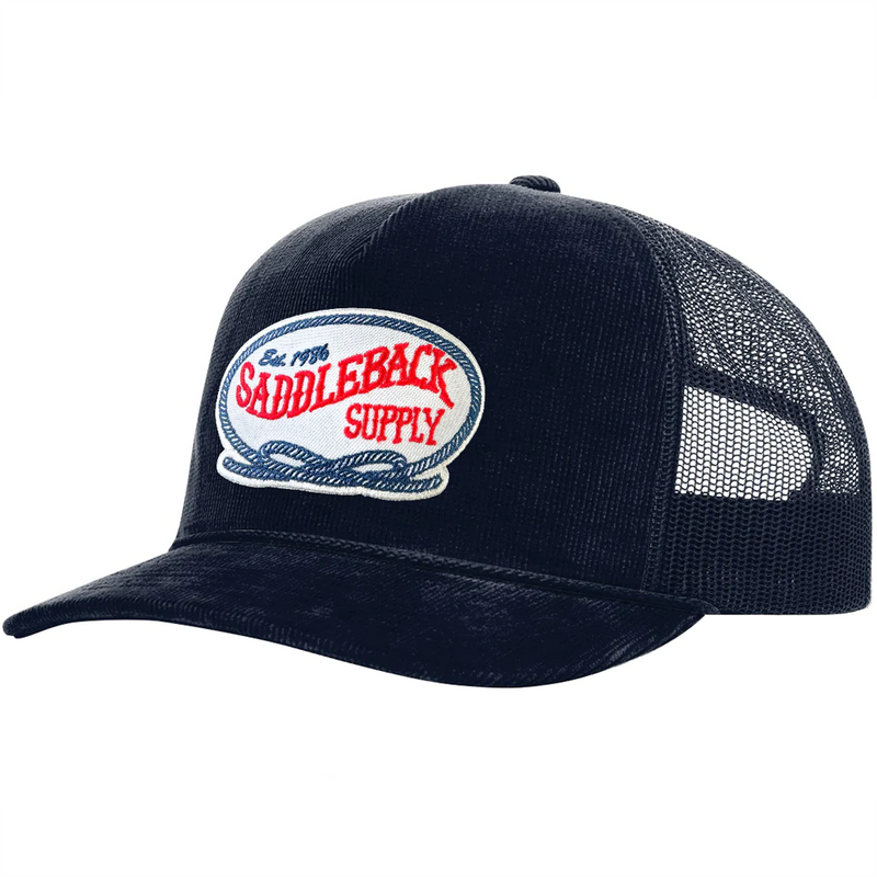 Load image into Gallery viewer, Retro Patch Unstructured Corduroy Hat