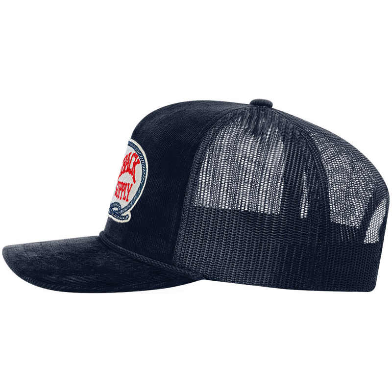 Load image into Gallery viewer, Retro Patch Unstructured Corduroy Hat