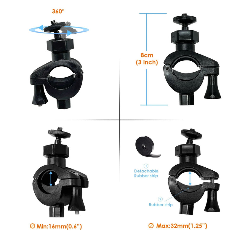 Load image into Gallery viewer, Rexing Bike Mount for Action Camera and Fishing Camera