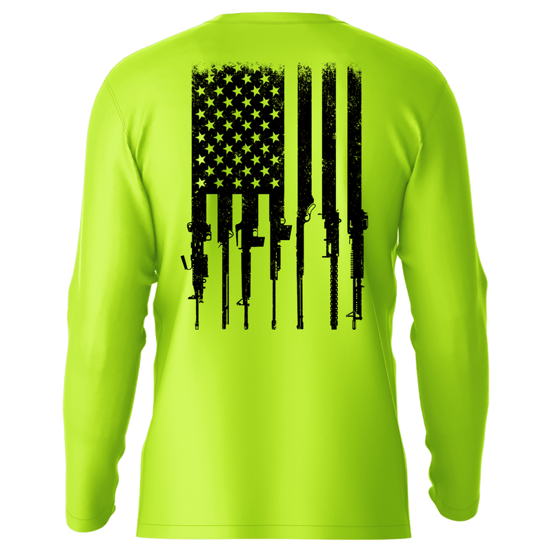 Load image into Gallery viewer, Rifle Flag - Hi-Visibility UPF 50 Long Sleeve Sun Shirt