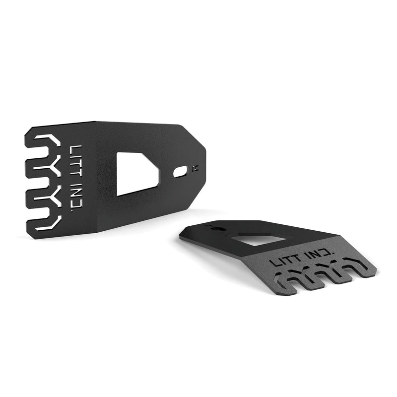 Load image into Gallery viewer, 22 Inch RIGID Toolbox Mounts for Polaris RZR XP / XP4 / 1000 / Turbo / Turbo S - Litt Industries