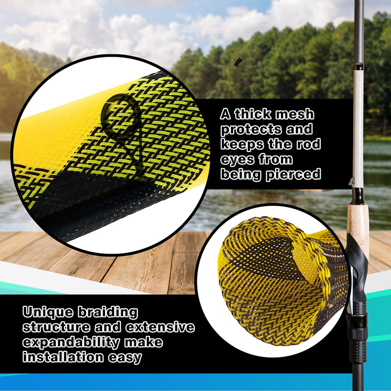 Load image into Gallery viewer, Reaction Tackle Fishing Rod Cover / Rod Sleeve / Rod Sock (2-Pack)
