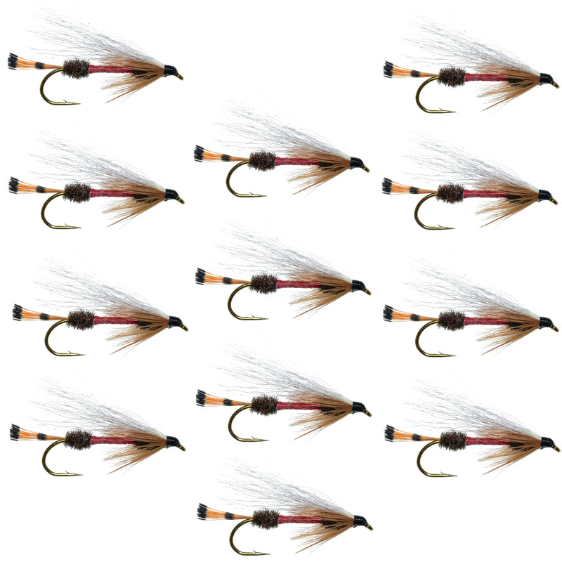 Load image into Gallery viewer, Royal Coachman Bucktail Classic Streamer Flies - Set of 12 - Hook Size 4