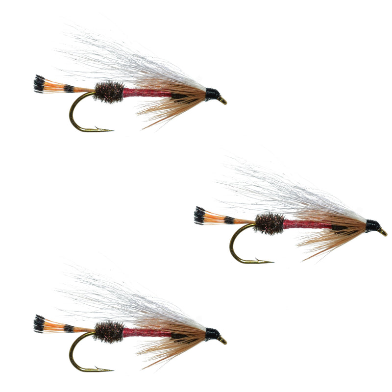 Load image into Gallery viewer, 3 Pack Royal Coachman Bucktail Classic Streamer Flies - Hook Size 4