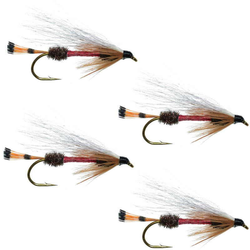 Load image into Gallery viewer, Royal Coachman Bucktail Classic Streamer Flies - Set of 4- Hook Size 4