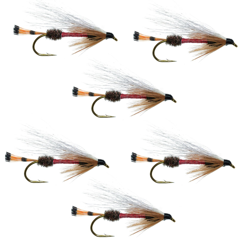 Load image into Gallery viewer, Royal Coachman Bucktail Classic Streamer Flies - Set of 6 - Hook Size 4