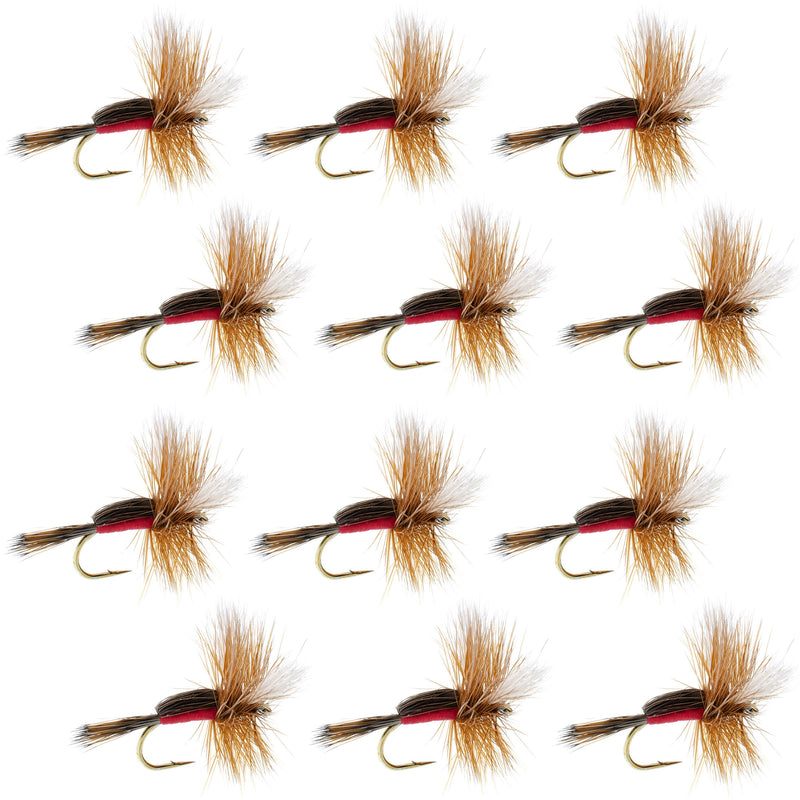 Load image into Gallery viewer, Royal Humpy Classic Hair Wing Dry Fly - 1 Dozen Flies Hook Size 8