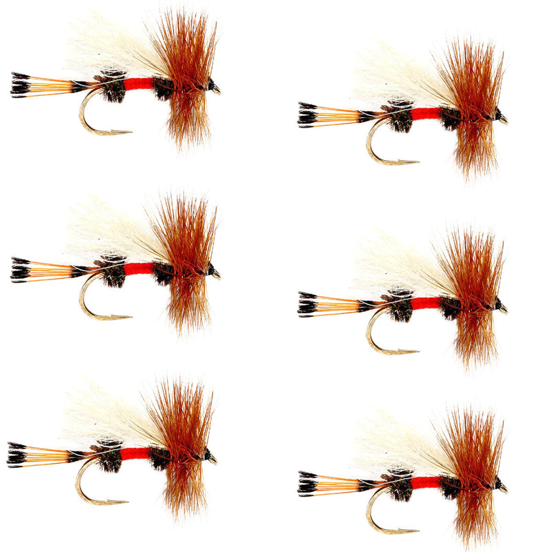 Load image into Gallery viewer, Royal Trude Classic Hair Wing Dry Fly - 6 Flies Hook Size 16