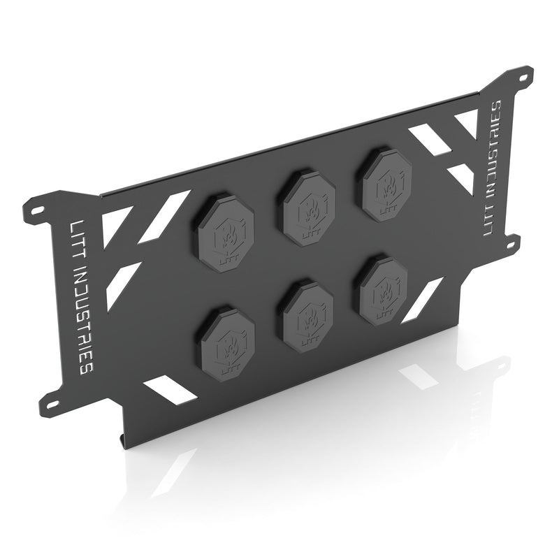 Load image into Gallery viewer, Litt Industries heavy duty ryobi packout top shelf mount for the polaris rzr xp and the turbo and turbo s the best toolbox mount