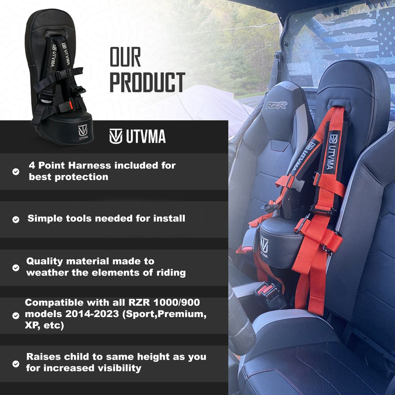 Load image into Gallery viewer, RZR 1000/900 Bump Seat (XP, Turbo, Turbo S, Dynamix, Trail, High Lifter) 2014-2023