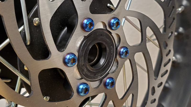 Load image into Gallery viewer, E-Moto Titanium Rotor Bolts by Warp 9