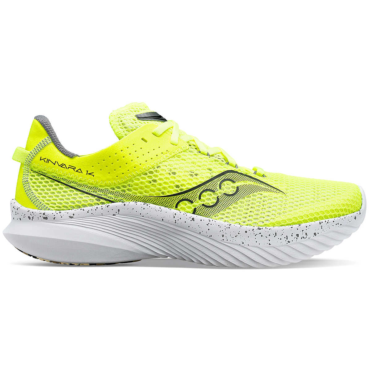 Men's Saucony Kinvara 14, Citron/Black, 12 D Medium - Skoutley Outdoors LLC