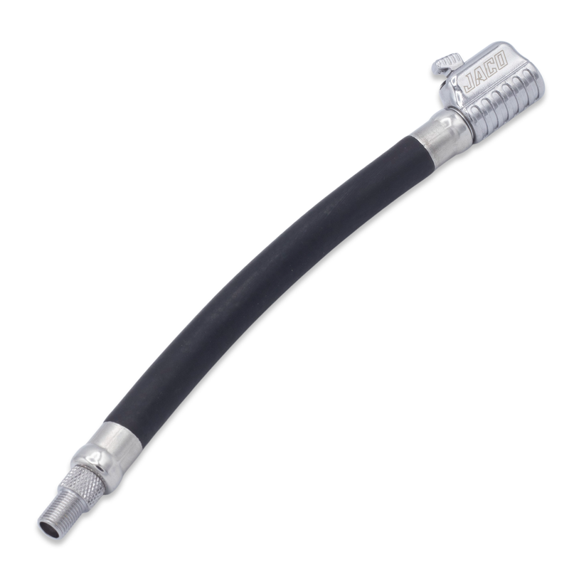 Load image into Gallery viewer, Lightning™ S2X Quick-Connect Locking Tire Inflator Air Chuck Extension | Patented Lock-on Compressor Hose Attachment (Open Flow)