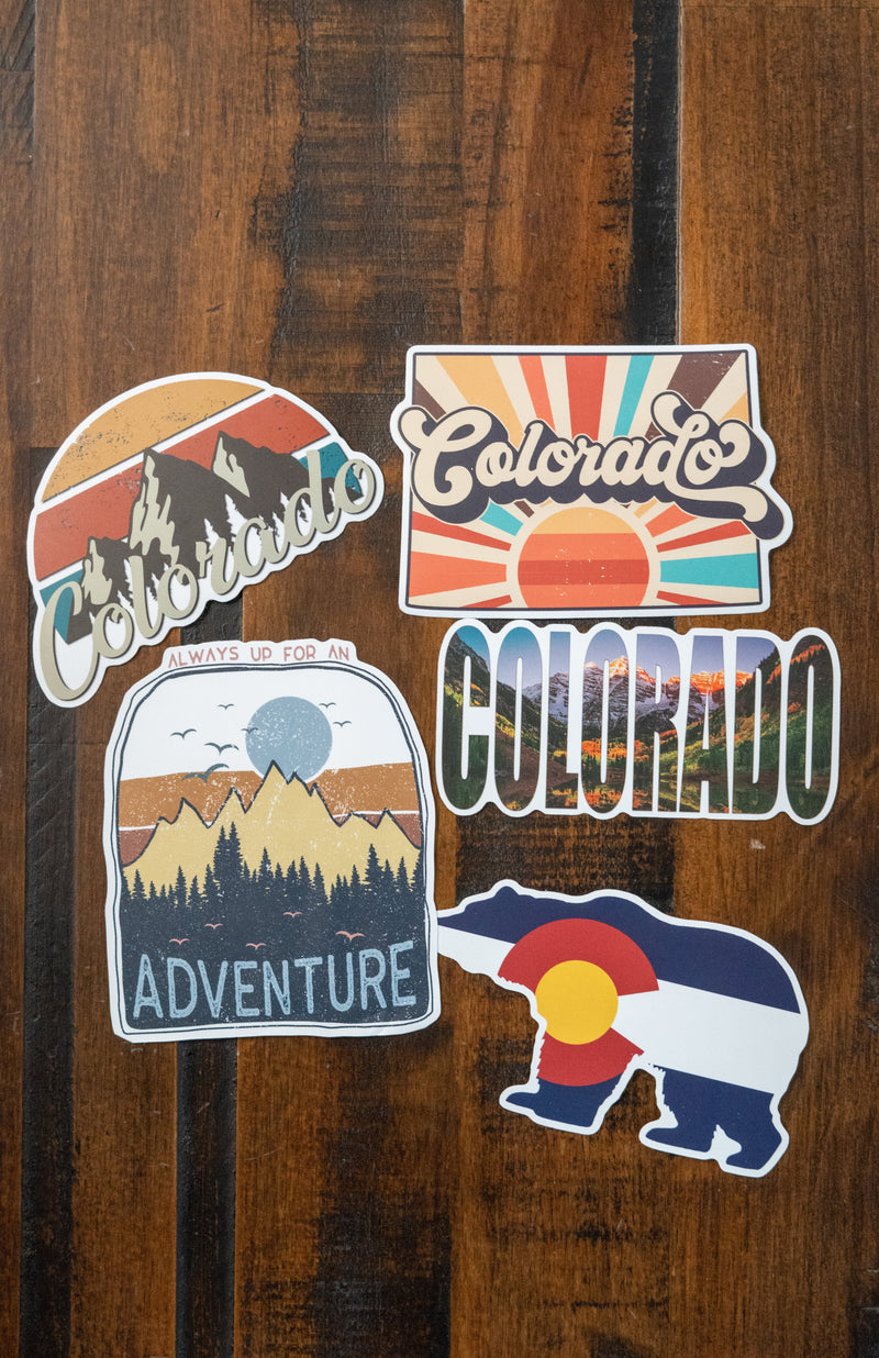 Load image into Gallery viewer, Retro Colorado Sticker