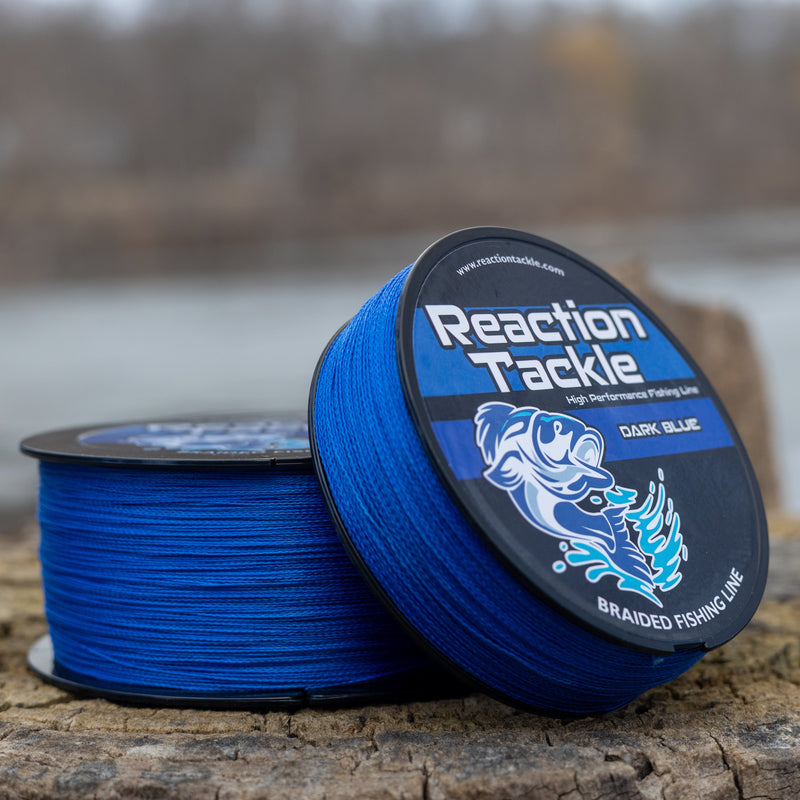Load image into Gallery viewer, Reaction Tackle Braided Fishing Line - Dark Blue