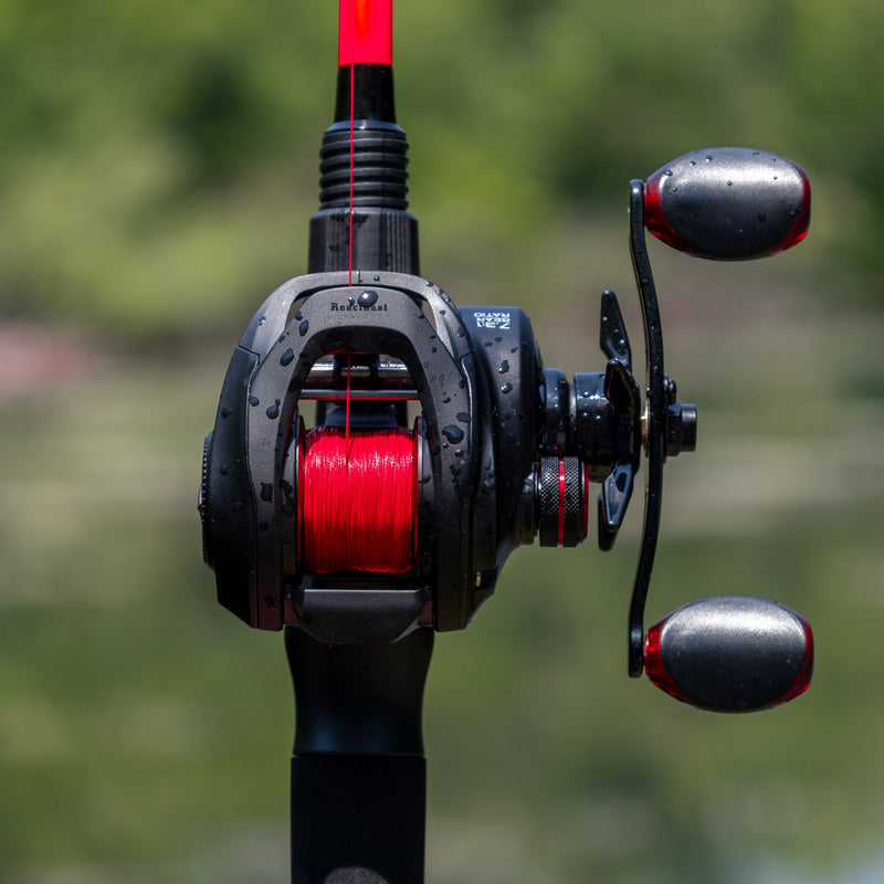 Load image into Gallery viewer, Reaction Tackle X8 Braided Fishing Line - NO FADE Red 8 Strand