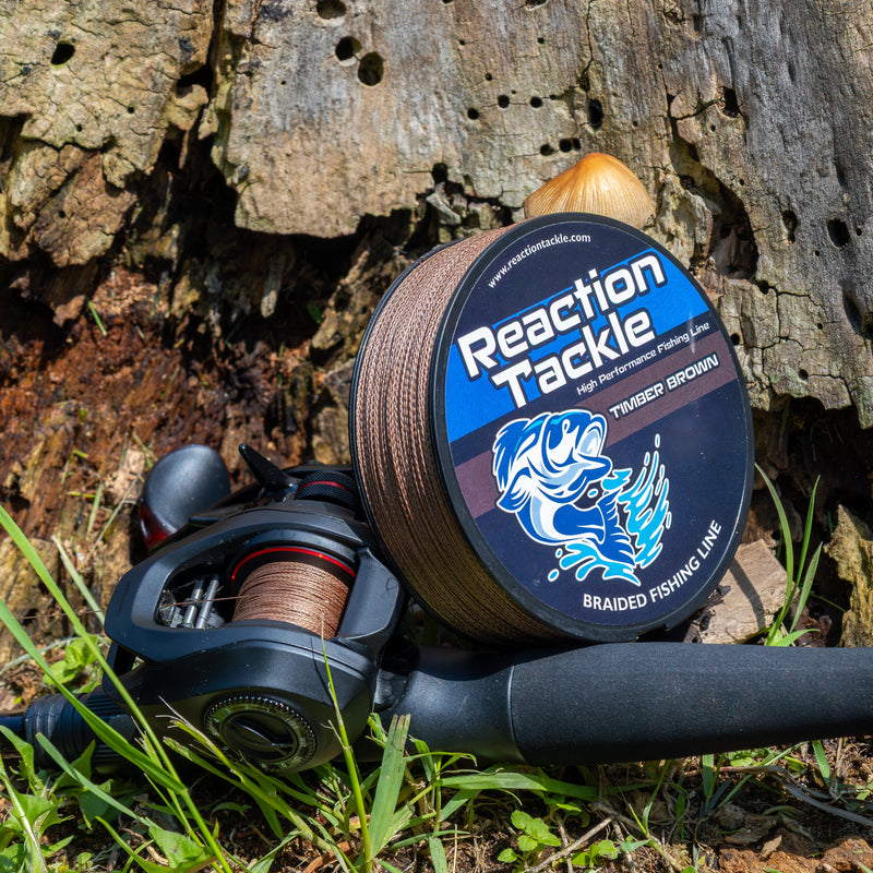 Load image into Gallery viewer, Reaction Tackle Braided Fishing Line - Timber Brown