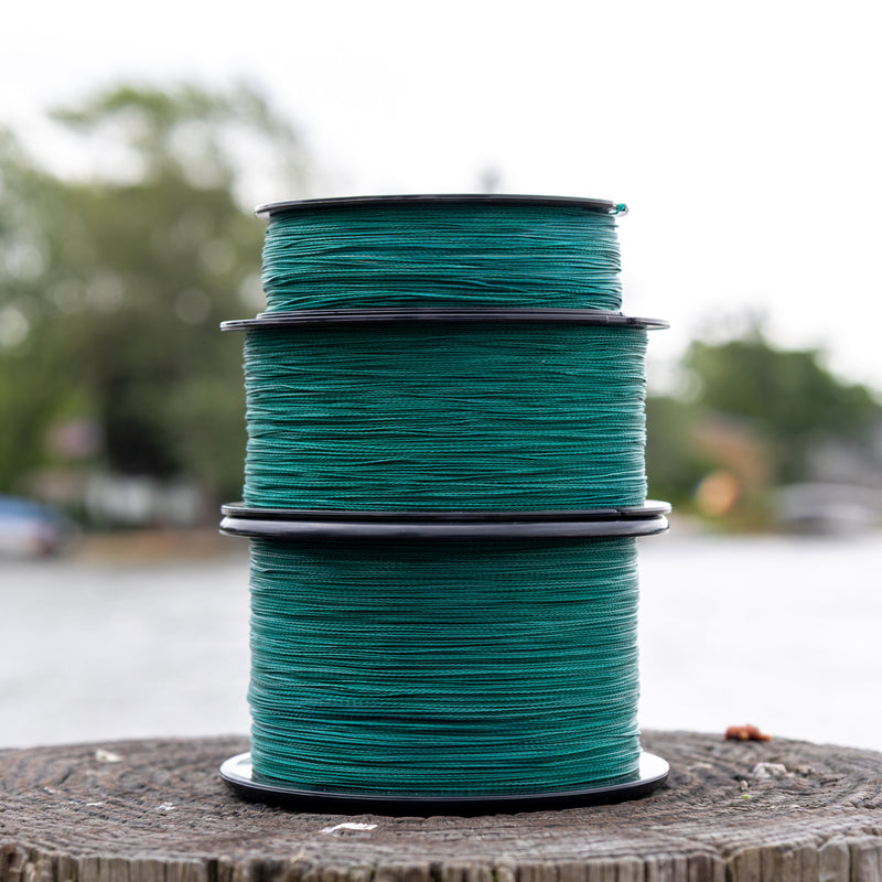Load image into Gallery viewer, Reaction Tackle Braided Fishing Line - NO FADE Moss Green