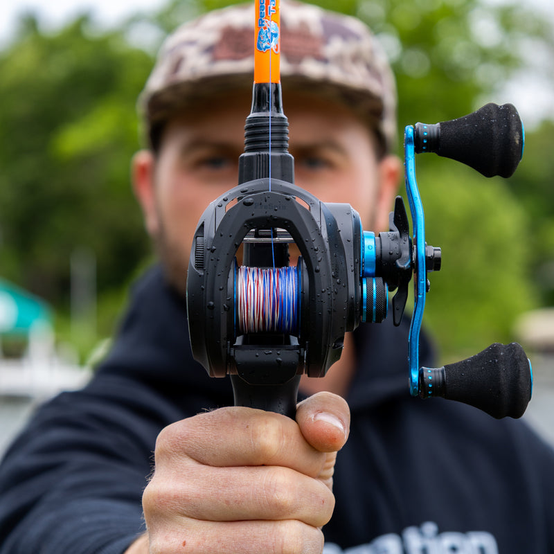 Load image into Gallery viewer, Reaction Tackle X8 Braided Fishing Line - USA Camo 8 Strand