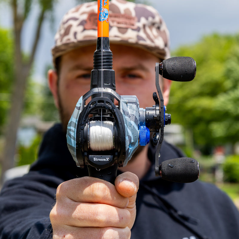 Load image into Gallery viewer, Reaction Tackle Baitcasting Fishing Reel- StreamX Edition- 7.5:1 Gear Ratio