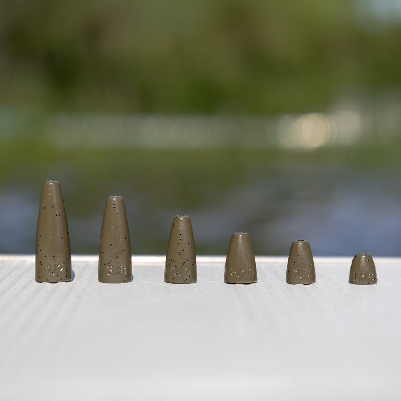 Load image into Gallery viewer, Reaction Tackle Lead Worm Weights (25 pack)
