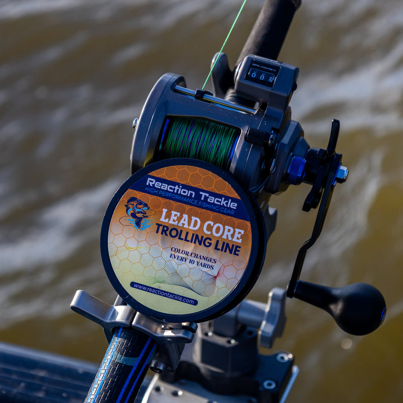 Load image into Gallery viewer, Reaction Tackle Lead Core Metered Trolling Braided Line
