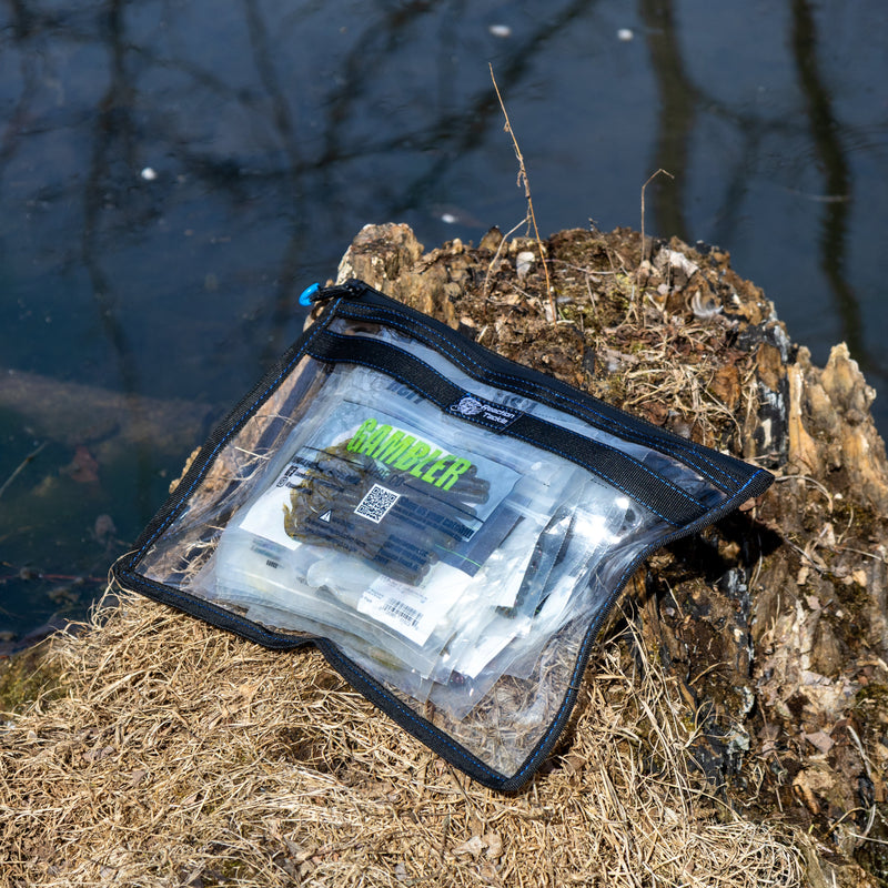Load image into Gallery viewer, Reaction Tackle Clear Storage Bag Tackle Pak - Water-Resistant Plastic Storage