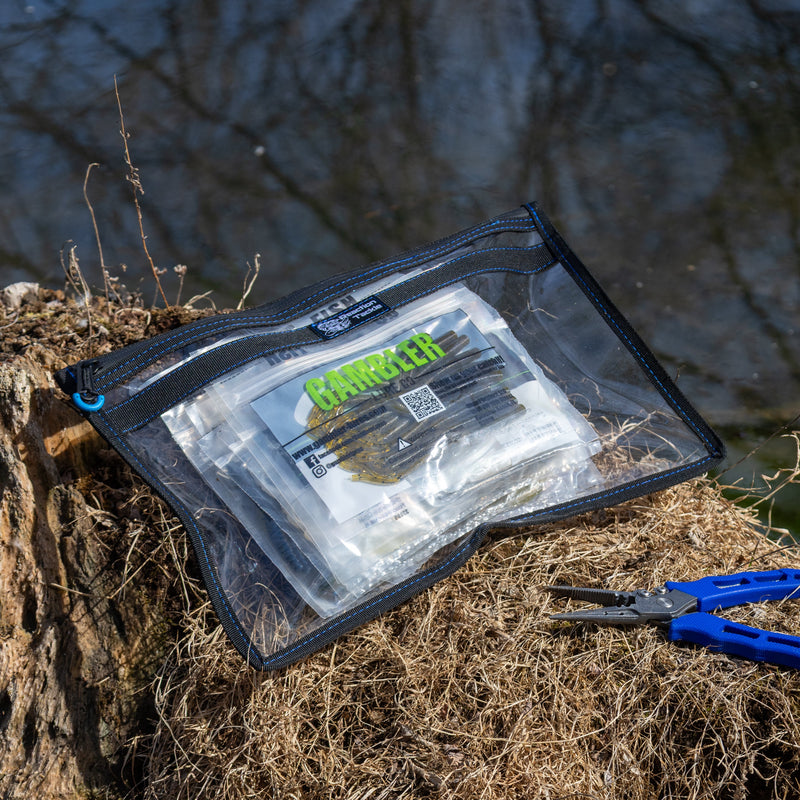 Load image into Gallery viewer, Reaction Tackle Clear Storage Bag Tackle Pak - Water-Resistant Plastic Storage