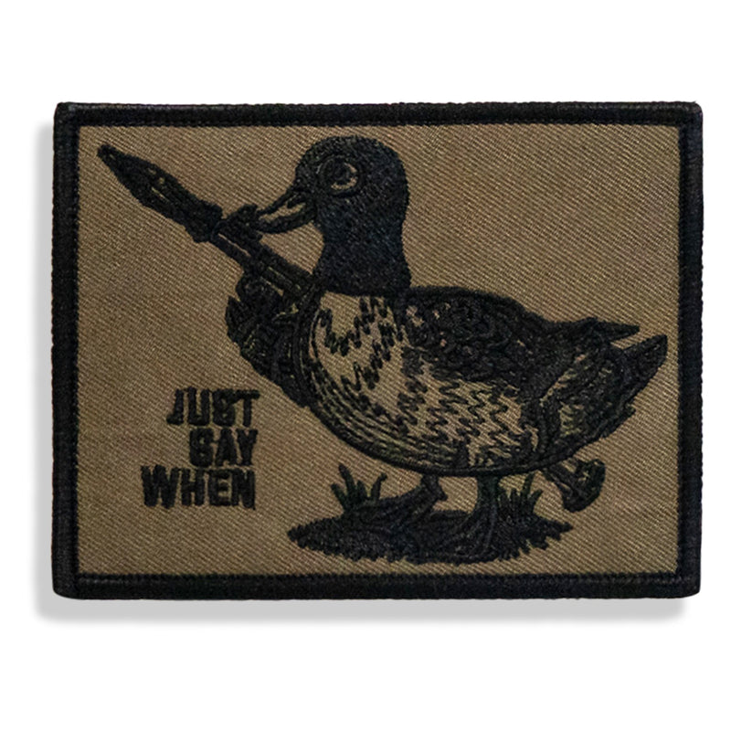 Load image into Gallery viewer, Just Say When Velcro Large Patch