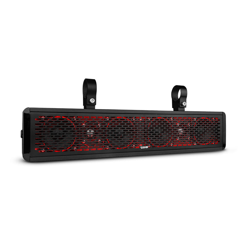Load image into Gallery viewer, DS18 HYDRO SBAR25 25" Marine Water Resistant Sound Bar Speaker System RGB LED Lights 6 Speakers 600 Watts
