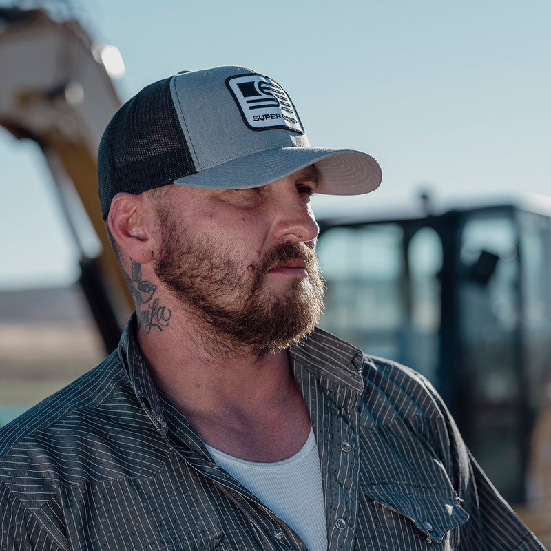 Load image into Gallery viewer, Classic Trucker Cap With Patch