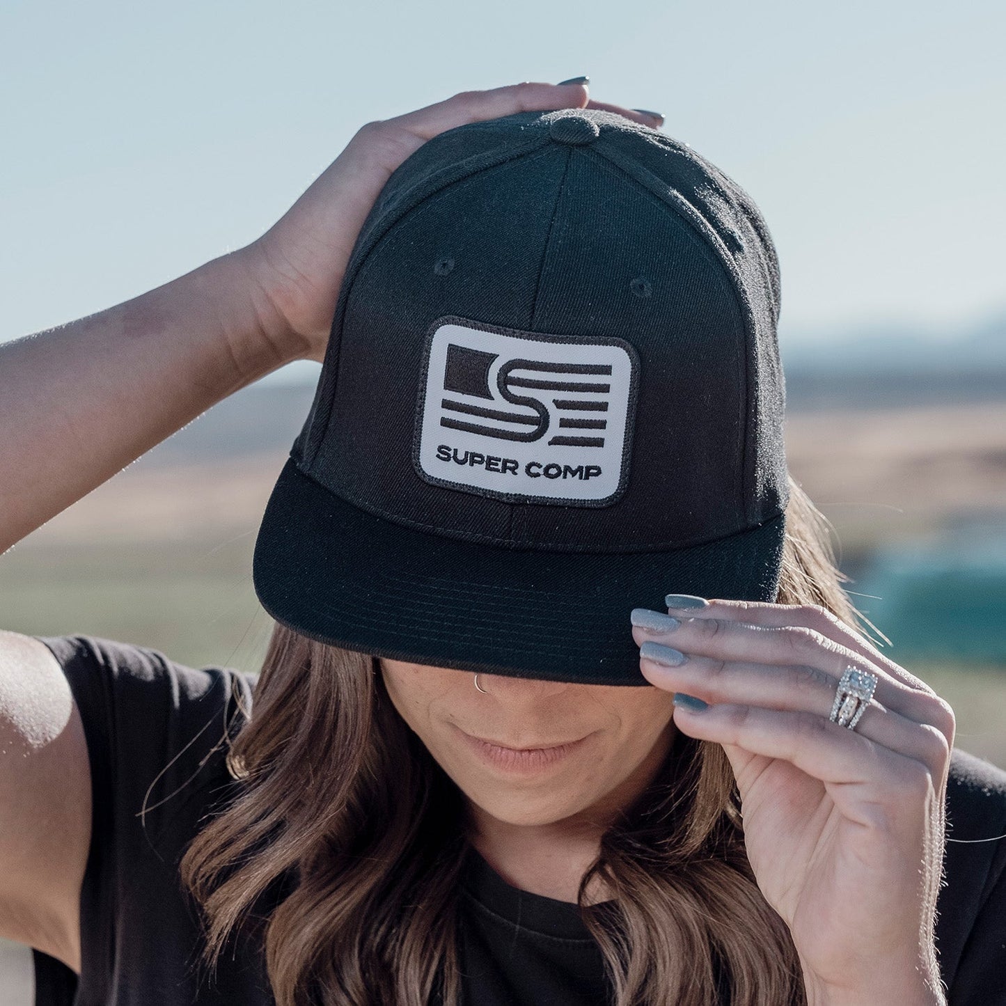 Snapback Flex fit Flat brim Cap With Patch