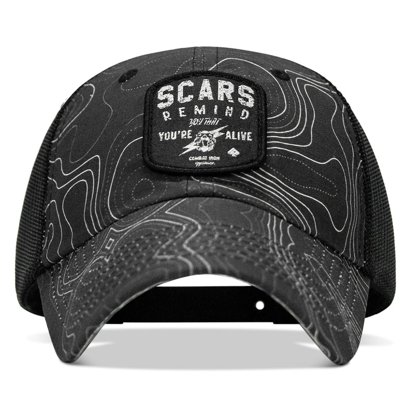 Load image into Gallery viewer, Scars Remind You You're Alive Patch Tactical Ripstop Mesh Snapback Hat