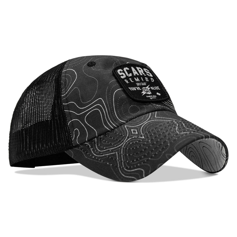 Load image into Gallery viewer, Scars Remind You You're Alive Patch Tactical Ripstop Mesh Snapback Hat