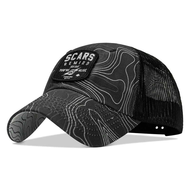 Load image into Gallery viewer, Scars Remind You You're Alive Patch Tactical Ripstop Mesh Snapback Hat
